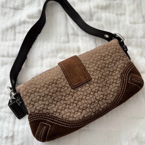 Coach Vintage 3628 Brown Mini Cs Soho Shoulder Bag - Picture 2 of 13